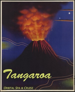 Vintage Travel Poster for Tangaroa